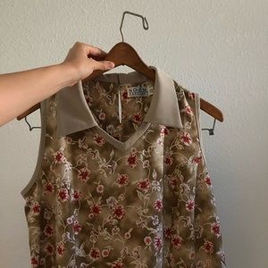 • Olive Collar Tank •